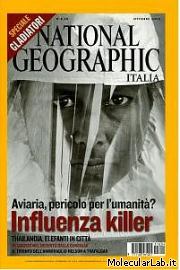 Copertina National Geographic su rischio Aviaria